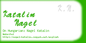 katalin nagel business card